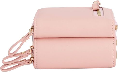 Small Crossbody Strap Cell Phone Purse for Women, 3 Zipper Compartments, Card Slots (Light Pink, 5 x 3 x 7 In) in Kuwait