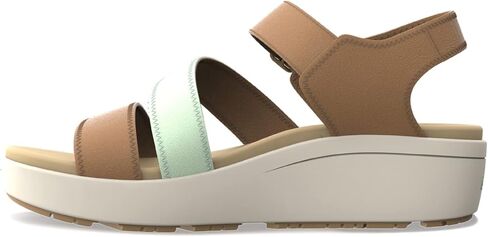 KEEN Women's Ellecity Backstrap Open Toe Adjustable Comfortable Platform Wedge Sandal in Kuwait