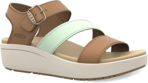 KEEN Women's Ellecity Backstrap Open Toe Adjustable Comfortable Platform Wedge Sandal in Kuwait