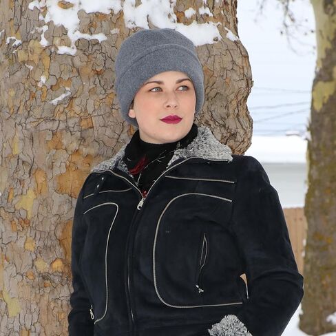 Hats Scarves & More Chemo Hat for Women Cancer Cap Beanie Ladies Winter Head Coverings Fleece Pillbox in Saudi Arabia