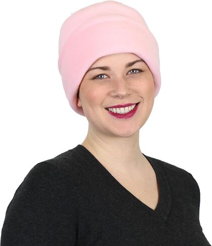 Hats Scarves & More Chemo Hat for Women Cancer Cap Beanie Ladies Winter Head Coverings Fleece Pillbox in Saudi Arabia
