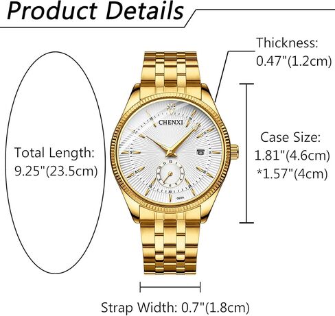 JewelryWe Luxury Couple Watches Gold-Silver Tone Stainless Steel Quartz Calendar Wristwatch Rhinestone His and Her Watch Set, for Anniversary, Wedding, Valentine's Day in Kuwait
