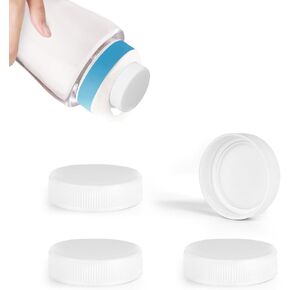 Lid for Cirkul Water Bottle - 4 Pack Cap Lid Replacements Compatible with Cirkul, Fits Cirkul Flavor Cartridges, Essential Accessories for Plastic and Stainless Steel Water Bottles