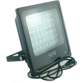 50W Ultra Violet UV LED Light for Curing Glue Blacklight Fishing Aquarium Glow in The Dark Special effects, 110V US Plug (50 Watt)