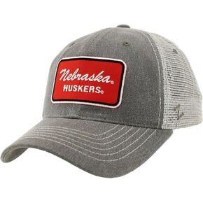 ZHATS Standard NCAA Officially Licensed Hat Snapback Scout Patch Brick, Nebraska Cornhuskers, One Size