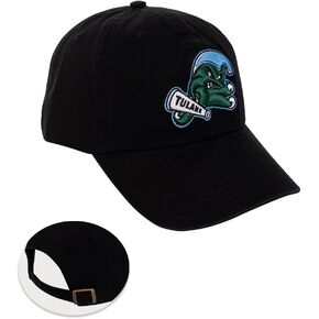 Desert Cactus Tulane University Baseball Hat Green Wave Brimmed Embroirderd Cap Adjustable Cloth Strap Adult (Style B)