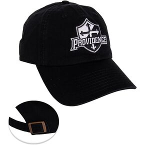Desert Cactus Providence College Baseball Hat Friars PC Brimmed Embroirderd Hats Cap Adjustable Cloth Strap Adult (Style D) Black