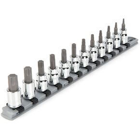 TEKTON 3/8 Inch Drive Torx Bit Socket Set, 12-Piece (T10-T60) | SHB91103