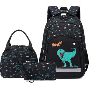 School Backpacks Set for Girls Boys Teens, Kids Elementary Middle School Bag Bookbag with Insulated Lunch Bag Pencil Case
