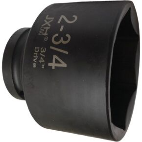 3/4" Drive 2-3/4" (70mm) Impact Socket, 6-Point, Heat Treated