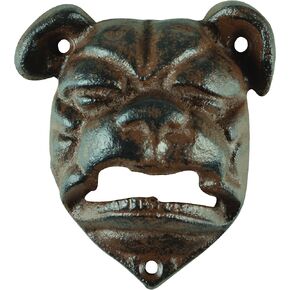 Esschert Design TT204 Series Bulldog Bottle Opener, Antique Brown