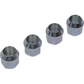 Dorman 711-206 Wheel Nut Chrome Bulge 1/2-20 Compatible with Select Models, 4 Pack