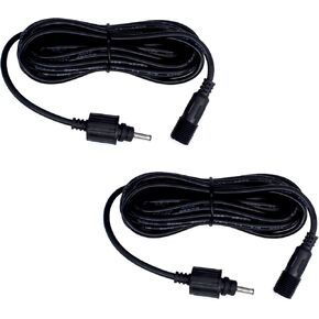 Lewisia Solar Extension Cable 10 Feet Extender Wires Cords Waterproof IP65 One Pair Total 20 Feet for Solar Water Pump Air Pump Aerator Oxygenator Solar Spotlights Solar Irrigation Kit22AWG