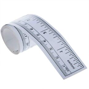 36" Self-Adhesive Measuring Tape, Double Scale Stick on Workbench Ruler, Peel and Sticky Tape Measure for Work Bench, Saw Table, Drafting Table Measuring and Layout Tools