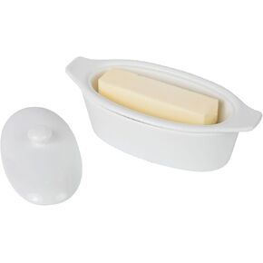Porcelain Butter Boat - White