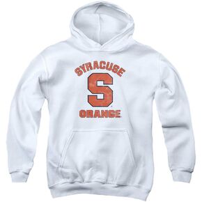 سويت شيرت بقلنسوة بشعار Syracuse Orange الرسمي للشباب والأطفال الأولاد والبنات
