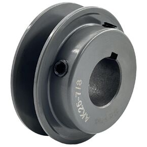 AK25-7/8 Single Groove Fixed Bore V Belt Pulley,7/8 inch bore,2.5 inch Outside Dia,V-Belt Sheave Cast Iron for A AX 3L 4L V-Belts