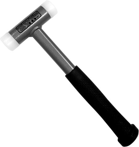 HHIP Pro Series 7080-0302 Vertex Dead Blow Hammer, Deadblow Mallet w/UPE Plastic Face, 1.2" Diameter Steel Shot Head, Non-Marring, 16 oz in Saudi Arabia