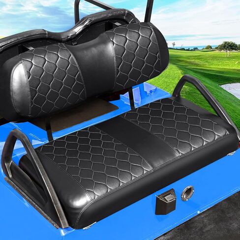 Golf Cart Seat Covers Kit for Club Car DS OEM Ordinary Seat Cushion, Golf Cart Portable Vinyl Seat Cover Cushion (Black Golf Cart Club Car DS Seat Cover) in Saudi Arabia