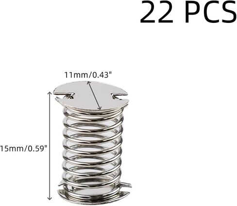 22Pcs Metal Spring Base 0.59"×0.98" Spiral Wobbles Spring Action Wobble Springs for Crafts, DIY Supplies, Gifts in Saudi Arabia