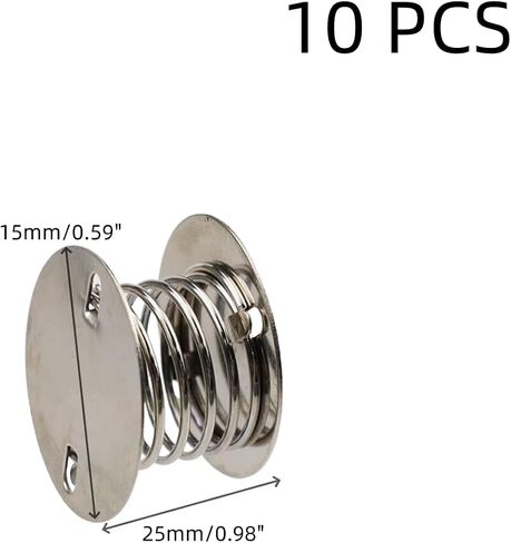 22Pcs Metal Spring Base 0.59"×0.98" Spiral Wobbles Spring Action Wobble Springs for Crafts, DIY Supplies, Gifts in Saudi Arabia