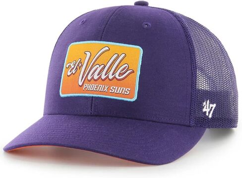 47 Phoenix Suns City Edition Trucker Snapback Cap, Adjustable Hat Purple in Saudi Arabia