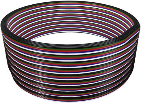 BTF-LIGHTING 32.8ft/10m 3 Pin 18AWG WS2812B WS2811 WS2814 SK6812 RGB Electrical Extension Cable LED Strip Light Wire Connection 3 Conductor Wire Line Cord for RGB Color Changing Flexible LED Tape in Saudi Arabia