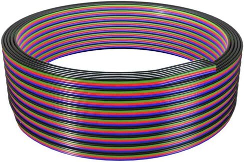 BTF-LIGHTING 32.8ft/10m 3 Pin 18AWG WS2812B WS2811 WS2814 SK6812 RGB Electrical Extension Cable LED Strip Light Wire Connection 3 Conductor Wire Line Cord for RGB Color Changing Flexible LED Tape in Saudi Arabia