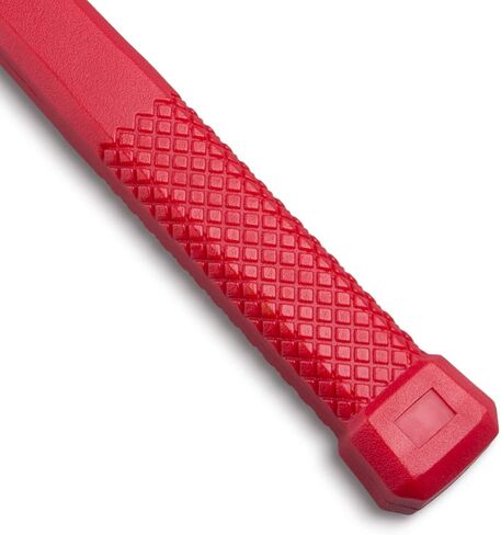 مطرقة نفخ ممتازة 2 رطل (32 أونصة) ومطرقة أحادية اللون، لون أحمر نيون | هيكل متين مصبوب من قطعة واحدة، قبضة مربعة | تصميم مقاوم للارتداد والشرارة، لا يتشوه ولا يسبب شرارة in Kuwait