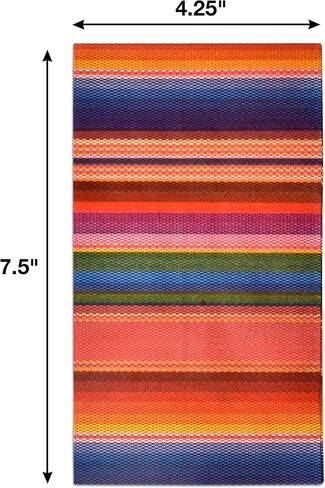 100 Mexican Serape Fiesta Guest Napkins Disposable Paper Colorful Striped Poncho Mexico Fiestas Dinner Hand Napkin Towel for Home Kitchen Bathroom Wedding BBQ Holiday Birthday Party Decorative Towels in Saudi Arabia