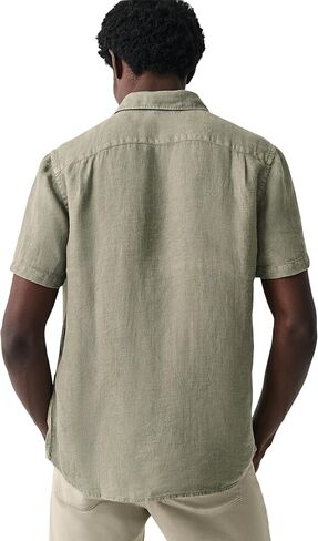 Faherty Men's Ss Palma Linen Shirt in Kuwait