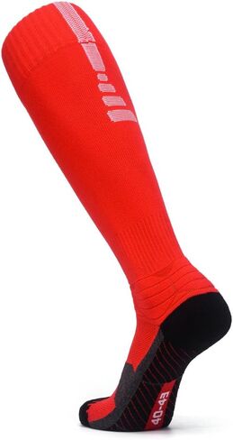 Performance Mens Soccer Socks, Over The Calf Compression Athletic Socks for Running & Training, Yellow X-Large in Saudi Arabia