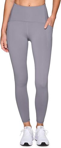 RBX Women's Squat Proof 7/8 Legging with Pockets, Quick Dry Running Leggings with Curved High Rise Waistband with Plus Sizes in Saudi Arabia