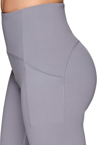 RBX Women's Squat Proof 7/8 Legging with Pockets, Quick Dry Running Leggings with Curved High Rise Waistband with Plus Sizes in Saudi Arabia