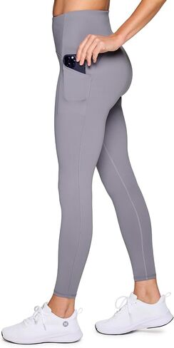 RBX Women's Squat Proof 7/8 Legging with Pockets, Quick Dry Running Leggings with Curved High Rise Waistband with Plus Sizes in Saudi Arabia