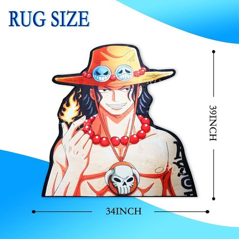 Anime Rug Anime Area Rugs Anime Carpet Cartoon Shape Rugs for Home Gaming Room Livingroom Bedroom Decor Non-Slip Comfort in Saudi Arabia