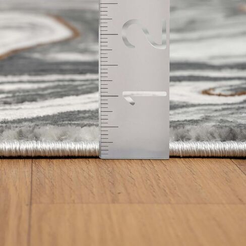 LUXE WEAVERS Marble Abstract Pattern Gray 2x3 Area Rug in Kuwait