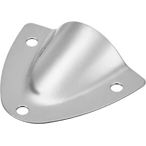 uxcell Marine Wire Cable Vent Cover, Stainless Steel Clam Shell Hose Vent Cover, Transducer Mounting Plate for Boat Yacht