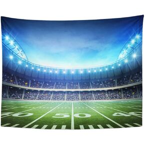 Emvency نسيج كرة القدم Satdium Field ليلة مكثفة 50 "x 60" ديكور المنزل الرياضة جدار المفروشات للبنين غرفة نوم غرفة المعيشة النوم in Kuwait