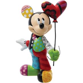 Enesco Disney Britto Mickey Mouse Heart Balloon Limited Edition Figurine, 10.5 Inch, Multicolor