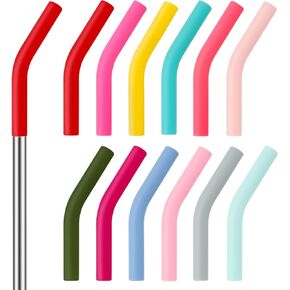 8pcs Silicone Straw Tips for Metal Straws and Other 0.31" (8mm) Straws,Accessories for Stanley,Yeti Straw, BPA Free（No Straw）