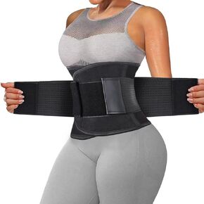 Back Brace for Lower Back Pain Relief Sciatica, Scoliosis, Herniated Disc, Breathable Back Support Belt for Women Men, Adjustable Lumbar Support Brace Body Shape Waist Trainer for Heavy Lifting, Gym, Workouts (Black, Large)
