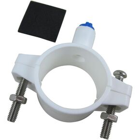 Lemoy RO Water Filters Drain Saddle Valve with 1/4 inch Quick Connect for Reverse Osmosis (RO) Systems (1 pcs)
