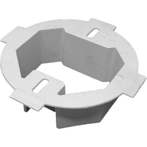 iMBAPrice BE1R (UL Listed) 1-Gang 4.35-Inch x 1.5-Inch Plastic Electrical Ceiling Box Extender for 3.5" and 4" Round or Octagonal Boxes
