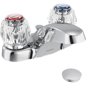 Moen 64920 Two-Handle Bathroom Faucet, Chrome