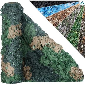 Camo Netting Hunting Camouflage Accessories - Camouflage Party Decorations，Camping Ghillie Netting, Sunshade Camo Mesh & Hunting Blind Deer Stand