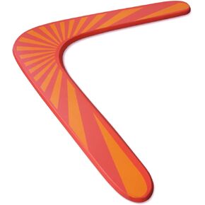 HOMEE صناعة يدوية Boomerang Kangaroo على الطراز الأسترالي مناورة رمي السهام للرياضات الخارجية معدات رمي ​​خشبية (مناسبة للأطفال فوق 6 سنوات والكبار) أفضل لعبة طيران اللون الأزرق