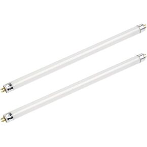 Bluex Bulbs (Pack of 2) F6T5/WW 6W T5 9" F6T5WW Light Bulb Warm White 3000k Fluorescent Light Bulb 12,000HR