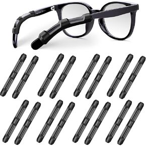 Eyeglass Ear Grips Sleeve 8Pairs Upgrade anti-slip Silicone Eyeglasses Temple Tips Sleeve Retainer Glasses Ear hooks