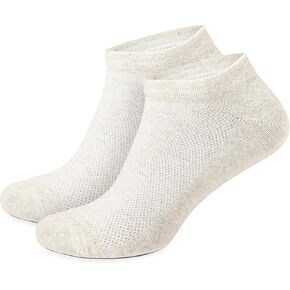 AgileLinen™ Sporty Short Mesh-Knitted Breathable Linen Socks